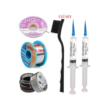 Mechanic Lehim Teli 0,3mm 40gr Havya Uc Temizleyici Rslasm Flux Ve Cp-2015 Lehim Emme Teli Seti06