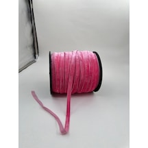 Paşateks- 1 Cm Düz Kadife-5 Metre Fransız Gül
