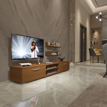 Decoraktiv Eko 4 Mdf Dvd Tv Ünitesi Tv Sehpası Ceviz