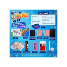 Okula Dönüş Seti 18 Parça Kırtasiye Seti - 906256892