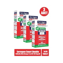 Sorvagen Smart Double Sitikolin Dha Omega 3 Ve B12 30 Kapsül 3 Adet