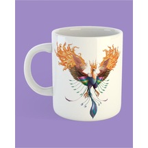 O Bir Anka Kuşu Kupa Bardak Renkli