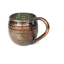 Shark Anatolia Luna Petekli Bakır Kupa Bardak Mug