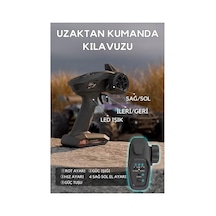 /oyuncak 2.4 Ghz Uzaktan Kumandalı 50 Km Hız Yapan Araba, Full Fonksiyon, 4x4 Offroad Arazi Aracı 1300 Mah Şarjlı Pilli Yüksek Teker Araç