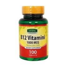 Vitapol Vitamin B12 100 Tablet B12 Vitamini Şubat 2024