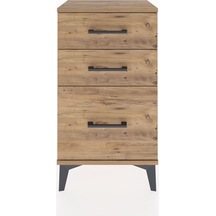 Arges Komodin 3 Çekmeceli 44x30x80 Çam-çam Atlas Çam