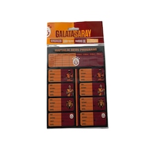 Galatasaray Ders Programlı Okul Etiketi 50449 Çok Renkli