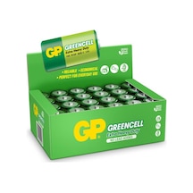 Gp Greencel R14 Orta Boy Çinko Pil 24'lü Paket Gp14g 2s2