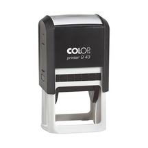 Colop Q43 Kare Siyah Kasa Kuru Keçe - 43 x 43 MM