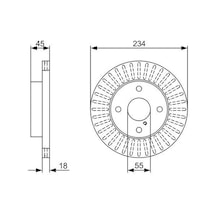 2 Adet- Bosch Ön Fren Diski Hava Kanallı Mazda 323 1.6l B6 Bg Kasa 89-95 235 Çap X 4 Bijon - Adet Disk Fiyat Idır 0986479v65 Na013325xa Na013325xd