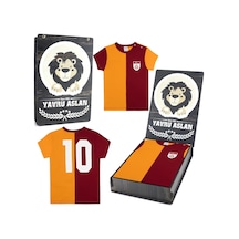 Galatasaray Metin Oktay Bebek T-Shirt Özel Kutulu Kırmızı