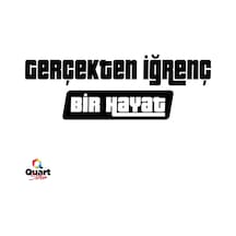 Gerçekten Iğrenç Bir Hayat Sticker Otomobil Cam Sticker (517544624)