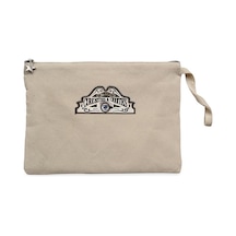 Cabinet Of Curiosities Board Krem Clutch Cüzdan / El Çantası Krem
