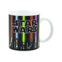Honmex Star Wars Isı Duyarlı Seramik Kupa 330ml - Sıcak İçeceklerde Desenler Görünür - Hediye Özel Diğer