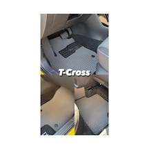 Volkswagen T-cross Premium Akıllı Oto Paspas+metal Topukluk Çok Renkli