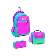 Coral High Kids Çok Renkli 3'lü Okul Çanta Seti Set0114426 - Kız