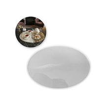 Tahtakale Toptancı Epoksi Oval Söz Ve Nişan Tepsisi Kalıbı 35x23 Cm