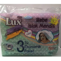 Lux Extra Sensitive Bebe Islak Mendili 3'Lü Ekonomik Paket 168'Li