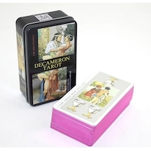 Decameron Metal Kutulu Tarot Kartı Alk2768