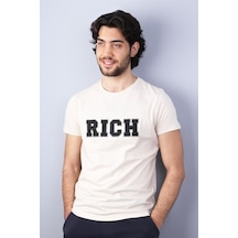 Rich Erkek Nakış Baskılı T-Shirt (485677105)