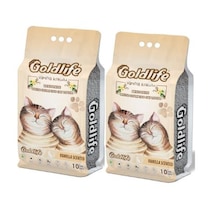 Goldlife Premium Vanilya Kokulu Kedi Kumu 10 Lt X 2 Adet