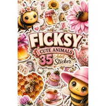 Sevimli Arı Sticker Seti - 35 Adet Etiket Çıkartma Diğer