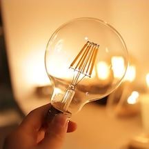 Cata Ct-4354 9w Rustik Led G95 Glop Ampul E27 Günışığı 3000k Dekoratif Filament Lamba 850 Lm 1 Adet