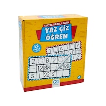 Yaz Çiz Öğren 12 Parça - Mavi Su Dünyası