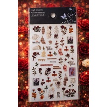 Urban Butterfly & Abstract Nail Art Sticker Series No:03