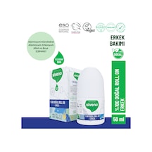 Siveno %100 Doğal Roll On Erkek Deodorant Ter Kokusu Önleyici Bitkisel Leke Bırakmayan Vegan 50 ML
