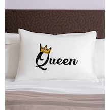 Bk Gift Eğlenceli Tasarımlı Pamuklu Yastık Kılıfı-5 50x70cm , Sevgiliye , Ev si, Tasarım Ev Tekstili