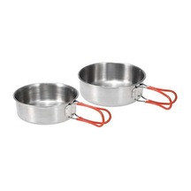 Flybuy Paslanmaz Tabak Seti - Kamp, Piknik Ve Daha Fazla Metalik