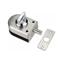 Kapı Kilidi Hırsızlığa Karşı Cam Kapı Güvenliği 10-12mm Paslanmaz Çelik Mandal Açma/kapatma Ev Otel Ofis Banyo Kullanımı, 80 56mm
