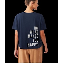 Kozia Outdoors Malkoçbey Baskılı Oversize Unisex O Yaka T-şhirt Lacıvert Lacivert
