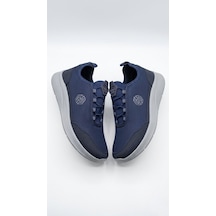 Stil Shoes Erkek Spor Ayakkabı Ortopedik Hafif Rahat Şık Esnek Kullanışlı Fileli Spor Lacivert