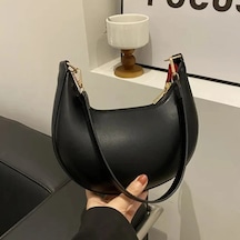 Yeni Moda High-end Ay Şeklinde Beyzbol Çantası Gösteren Lüks Kadın Tek Omuz Khaki 21x5x12.5cm Haki