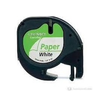 Dymo Letratag Kağıt Etiket Beyaz 12MM X 4 Metre 59421