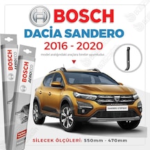 Dacia Sandero Muz Silecek Takımı 2016-2020 Bosch Aeroeco