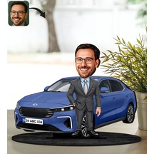 Bk Gift Kişiye Özel Erkek Mardin Renk Togg Karikatür Biblo -1, Arkadaşa Hediye, Araba Hediyesi Kobitmeyencom35864 Bk Gift