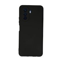 Huawei Nova Y70 Kılıf Nano İçi Kadife Silikon - Siyah -
