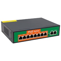 Powermaster POE8+2 96W 10/100 MBPS 8+2Port Poe Ethernet Switch