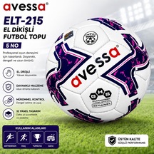 Avessa Elt-215 El Dikişli Futbol Topu No5 Çok Renkli