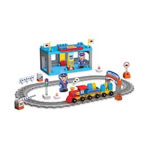 Raylı Tren Blok Set 2 Adet