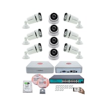 Ip Güvenlik Kamera Seti - 4 İç Mekan , 6 Dış Mekan Kdj-4ın6out-v3