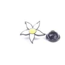 Çiçek Pin Beyaz
