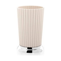 Primanova Nely Diş Fırçalık Krom Kaplama Bej