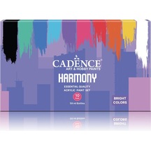 Harmony Akrilik 10'lu Set Brıght Colors & Canlı Renkler 59ml Karışık,çok Renkli Karışık,çok Renkli