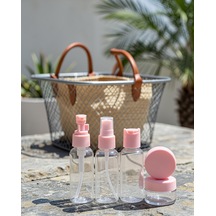 30 Ml 5'li Seyahat Banyo Şişe Seti Uczzz5liseyahatşişesipembe-3 Diğer