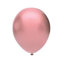 Balonevi Balon Metalik Rose Gold 100 Lü Çok Renkli