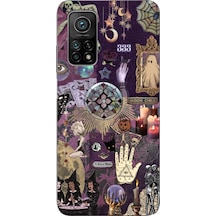 Xiaomi Mi 10t - 10t Pro Uyumlu Hallowen Cadılar Astroloji Baskılı Silikon Kılıf Renkli